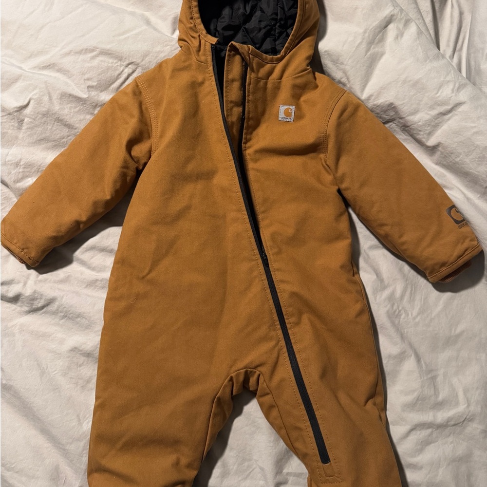 Carhartt 12 month snow suit - camel